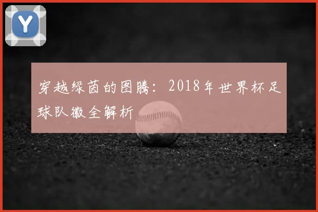 穿越绿茵的图腾：2018年世界杯足球队徽全解析